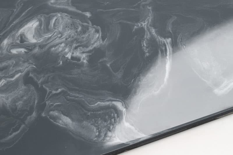 IRON GREY & Metallic PEARL WHITE - Epoxy Resin for Surfaces