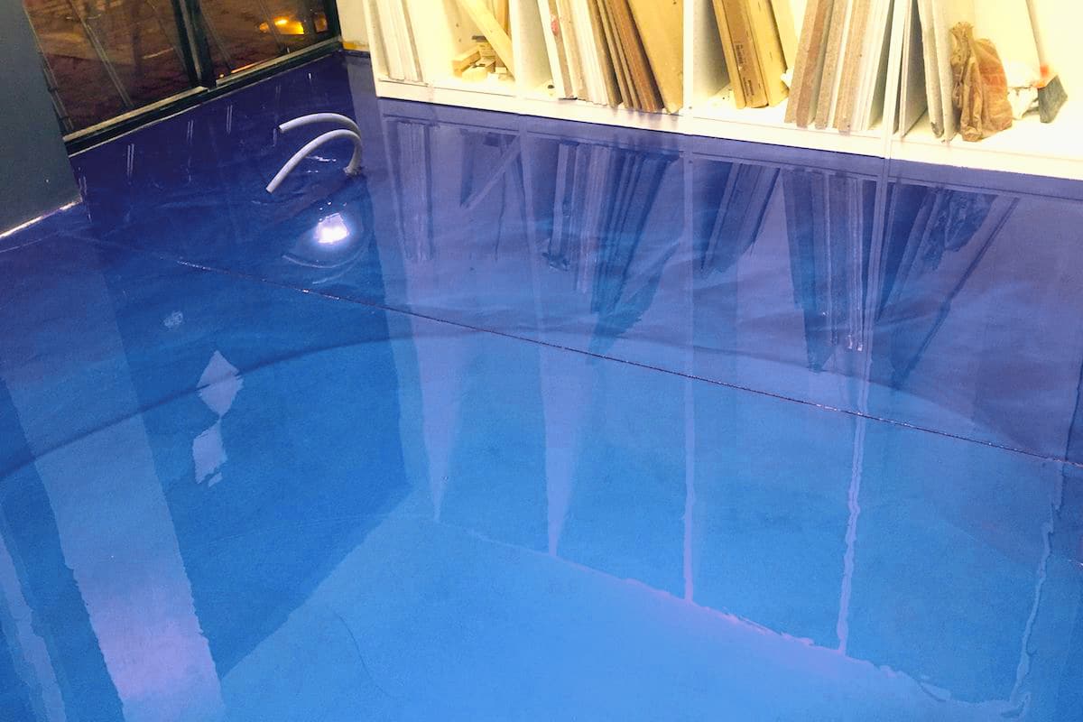 OLYMPIC BLUE - Epoxidharzboden inkl. Grundierung - EPODEX GmbH