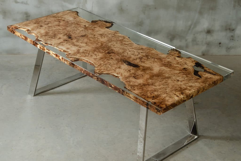 epoxidharz tisch klar transparent