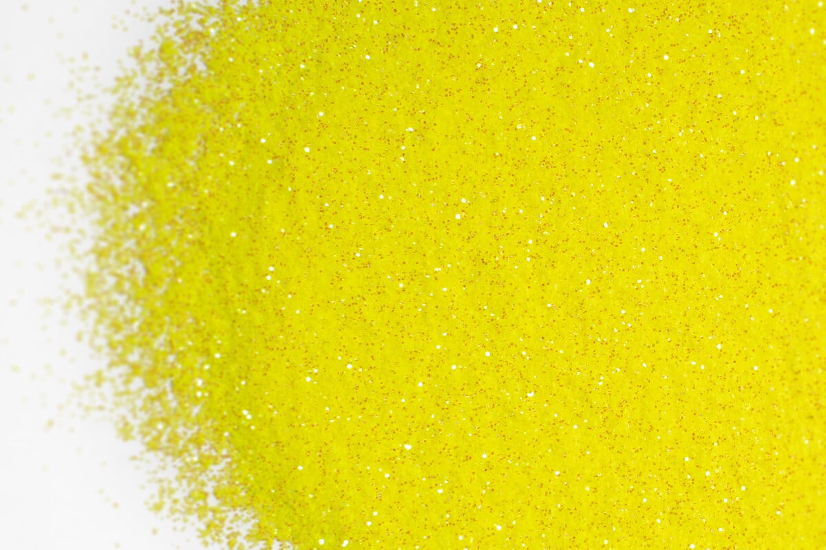 1 Lb Rainbow Yellow Fine Glitter