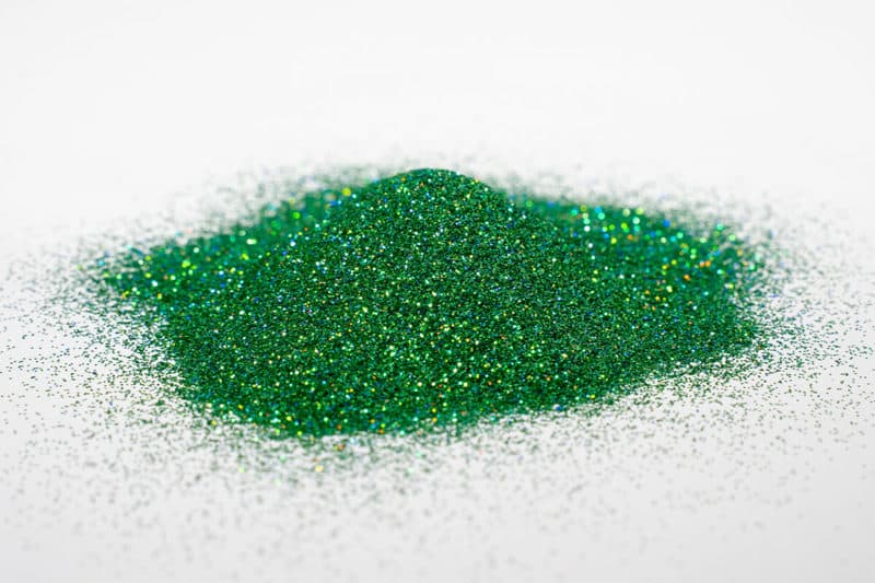 glitter glitzer farbe pigment green holographic
