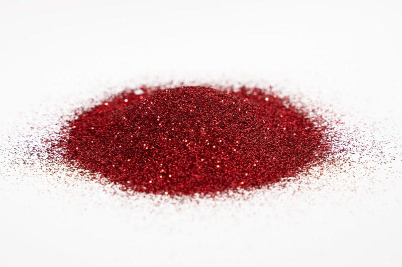 glitter glitzer farbe pigment red