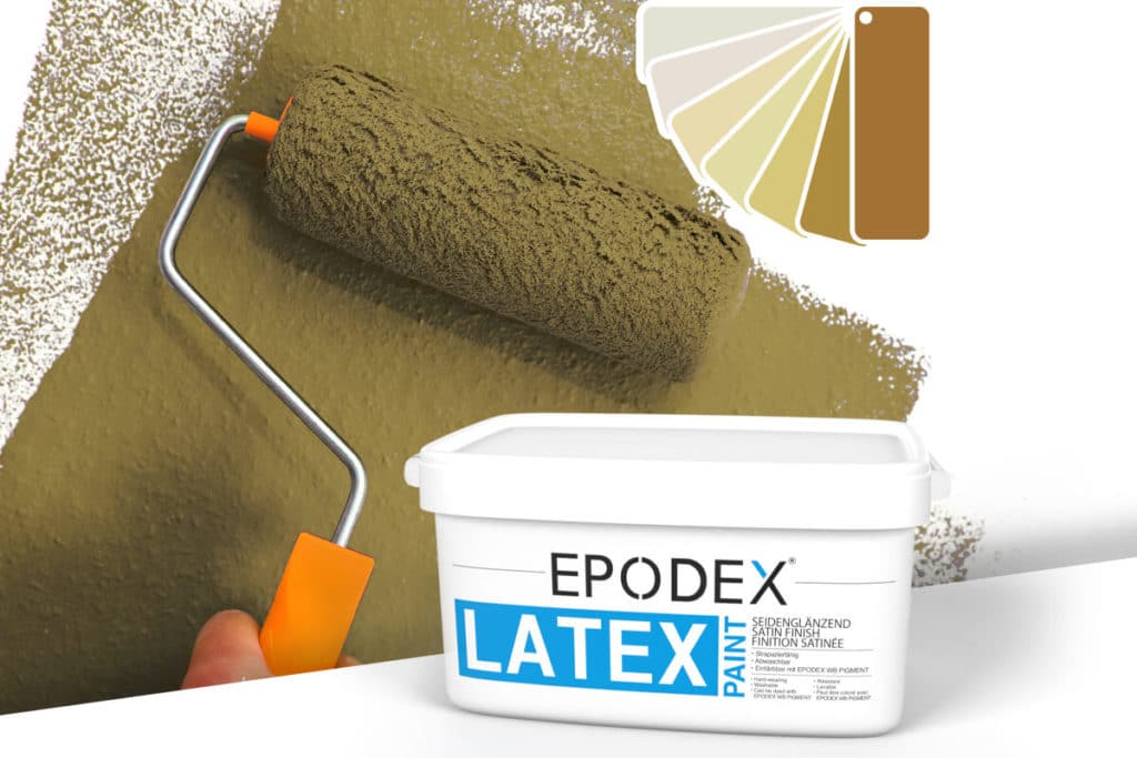 Latex paint epodex beige