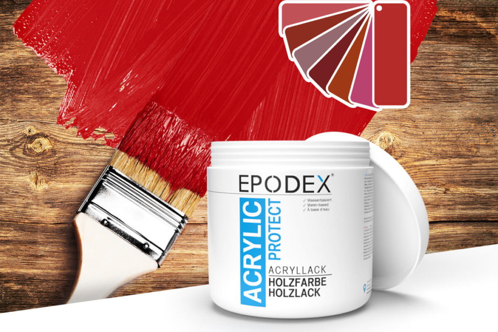 Holzfarbe / Holzlack von EPODEX für Gartenhäuser, Möbel und mehr