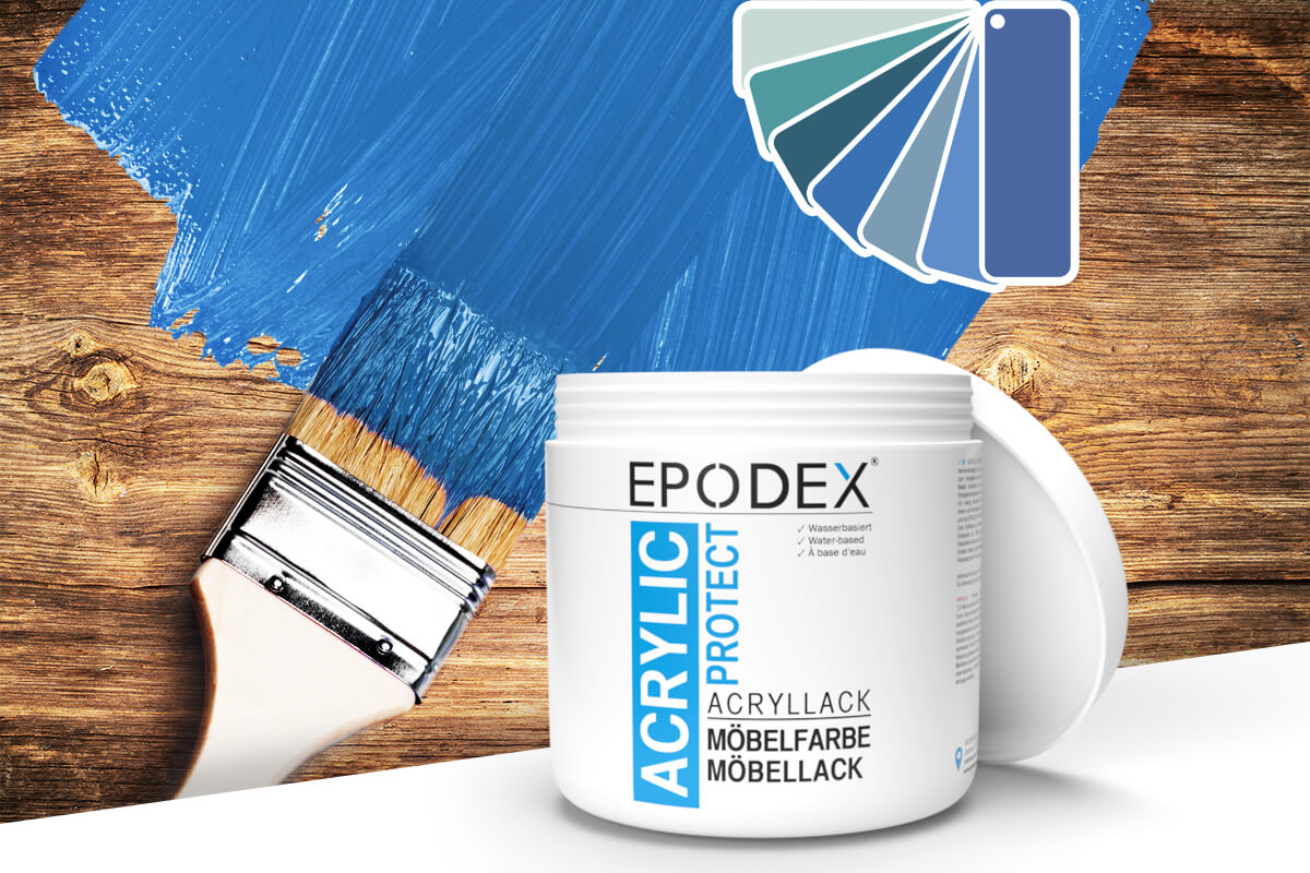 Möbelfarbe | Möbellack | Blaue Farben - EPODEX GmbH