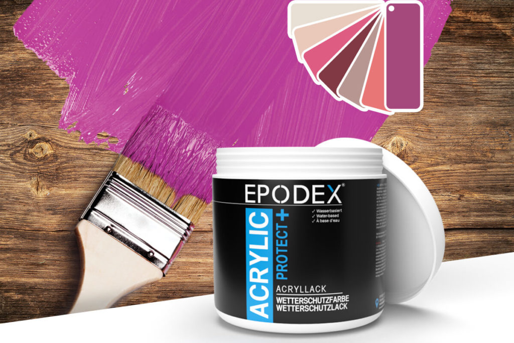 acryllack wetterschutzfarbe violett
