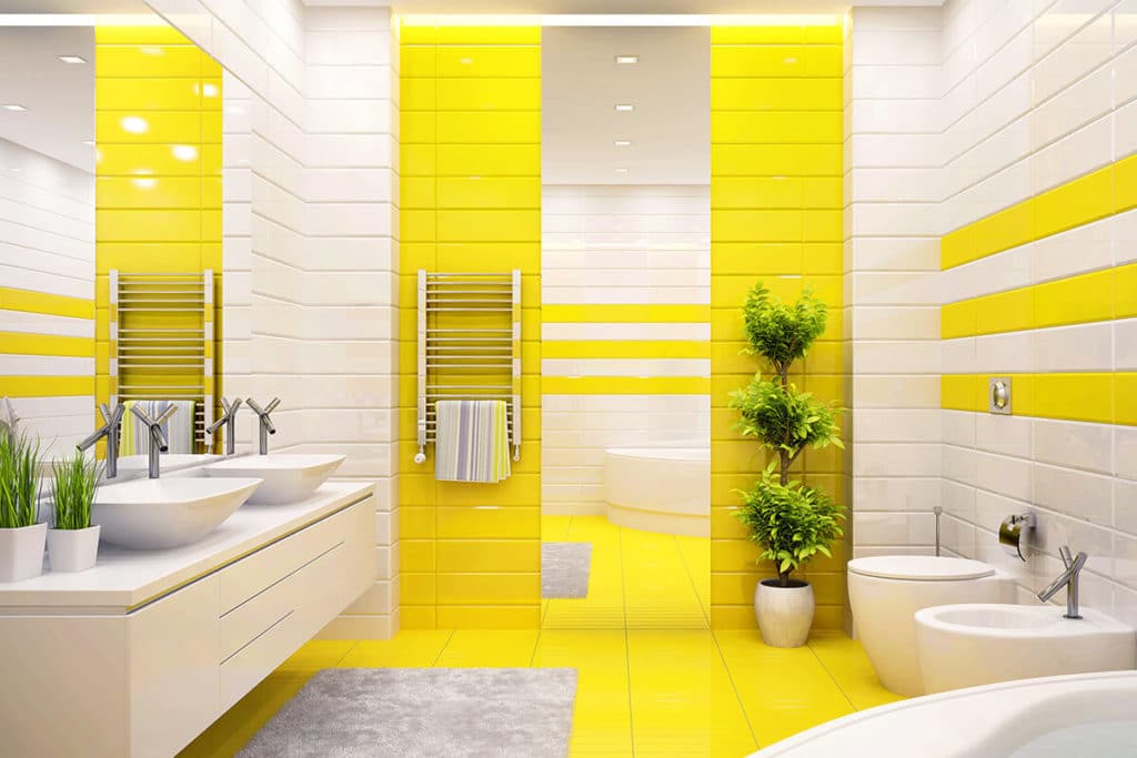 2K Fliesenlack / Fliesenfarbe in Gelb und Orange von EPODEX kaufen