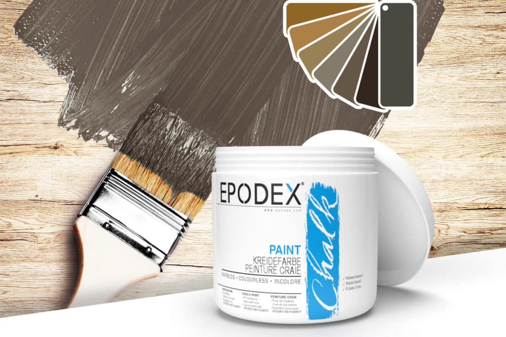 kreidefarbe chalk paint epodex brown