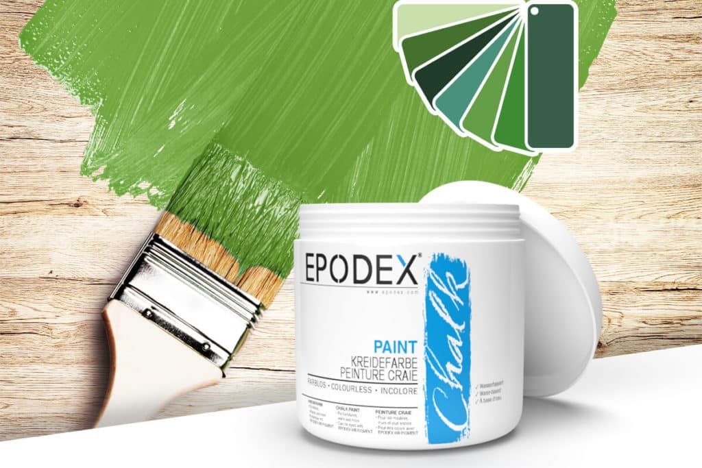 kreidefarbe chalk paint epodex gruen