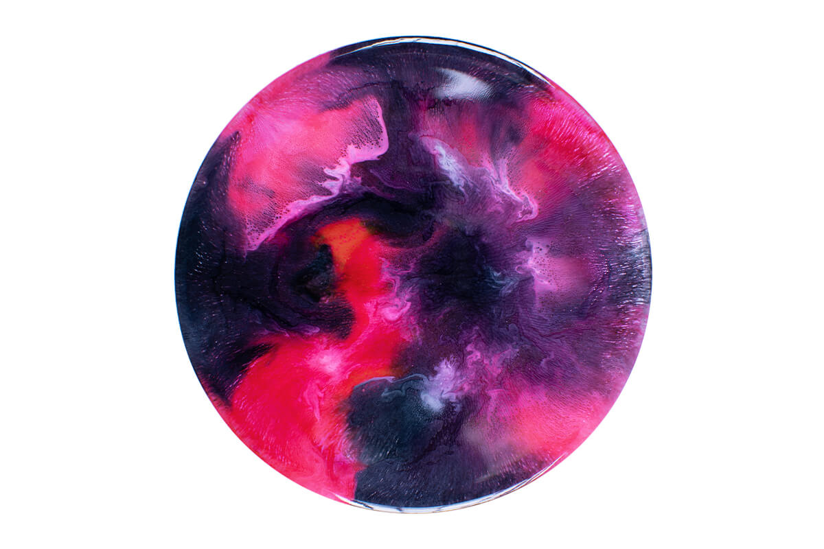alcohol ink resin farbstoff Pink