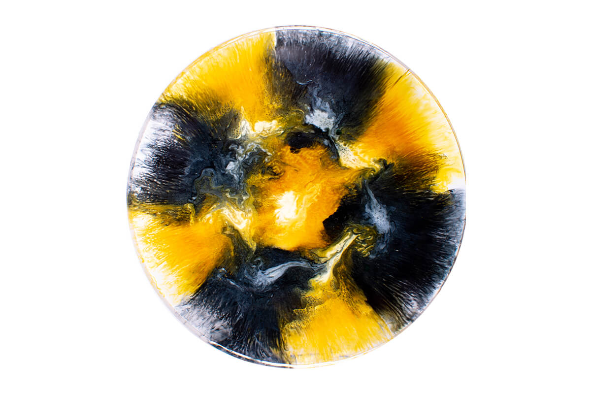 alcohol ink resin farbstoff Yellow