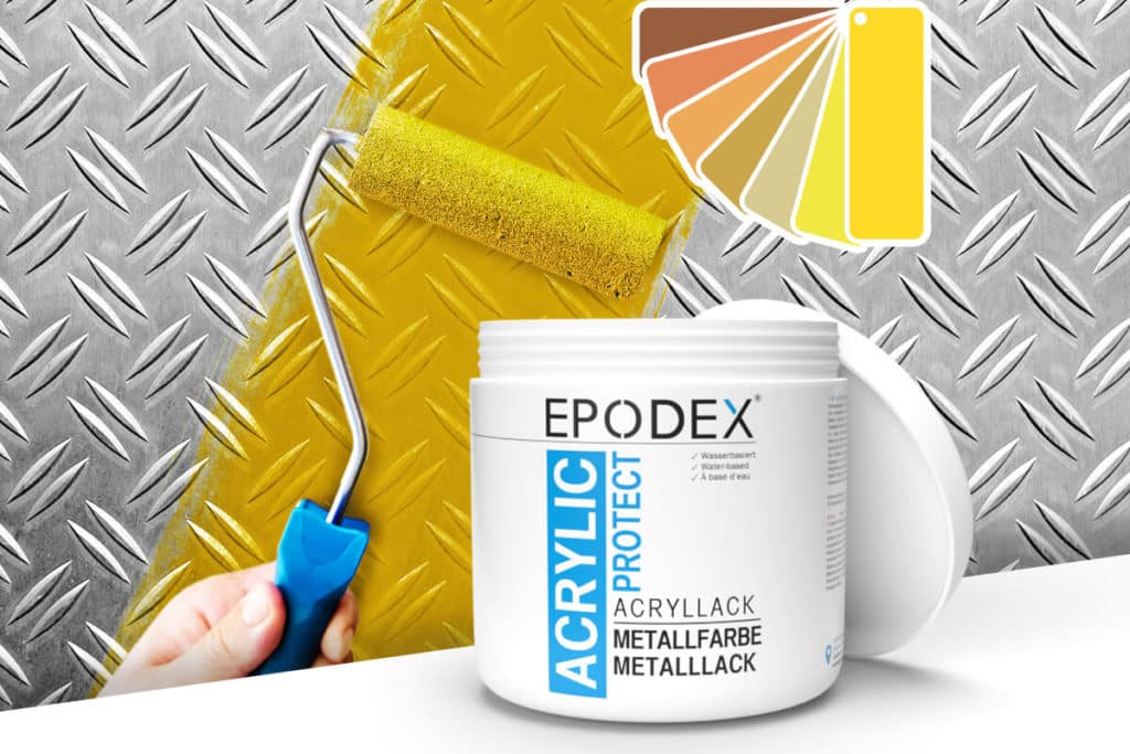 acryllack metallfarbe gelb