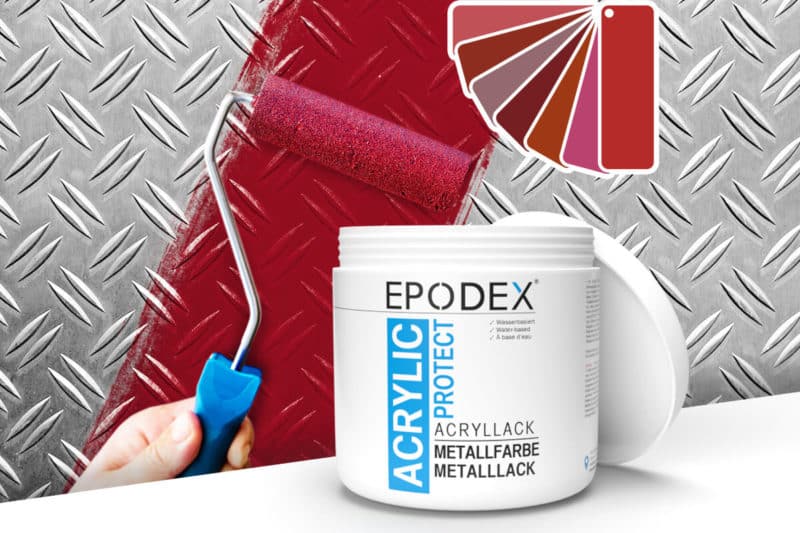 Metalllack von EPODEX | ACRYLIC PROTECT Lack für Metall