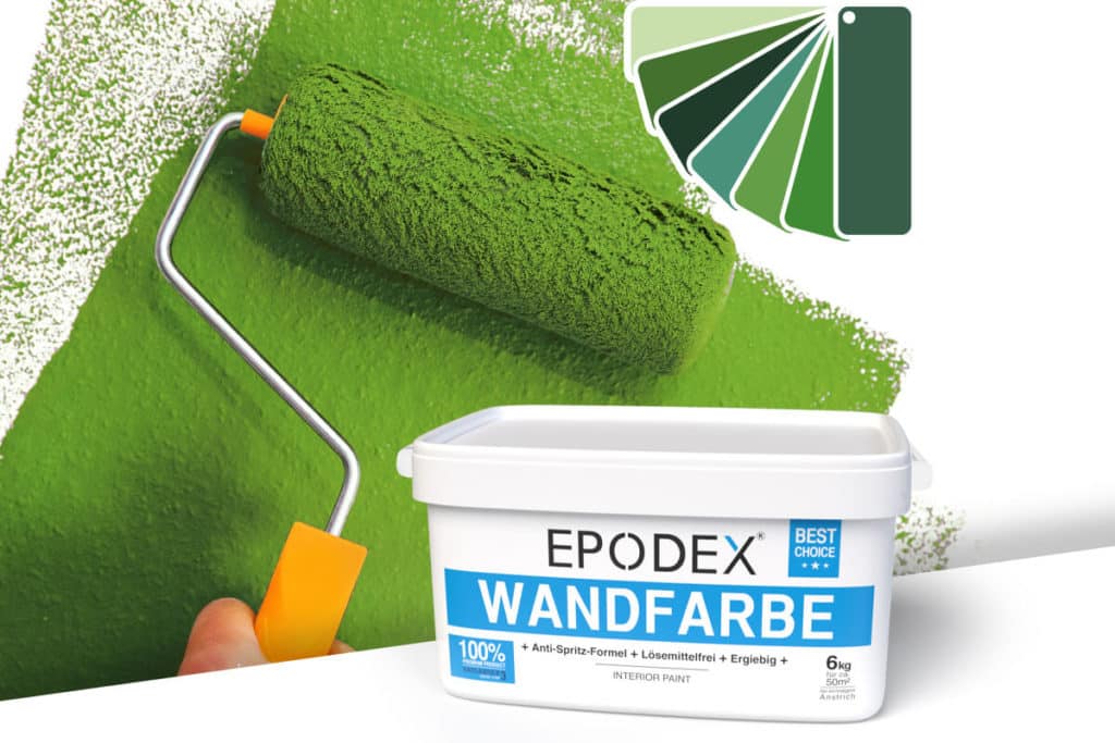 wandfarbe gruen epodex