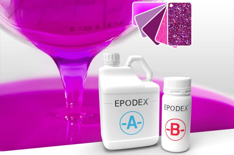 epoxidharz farbe vieolett