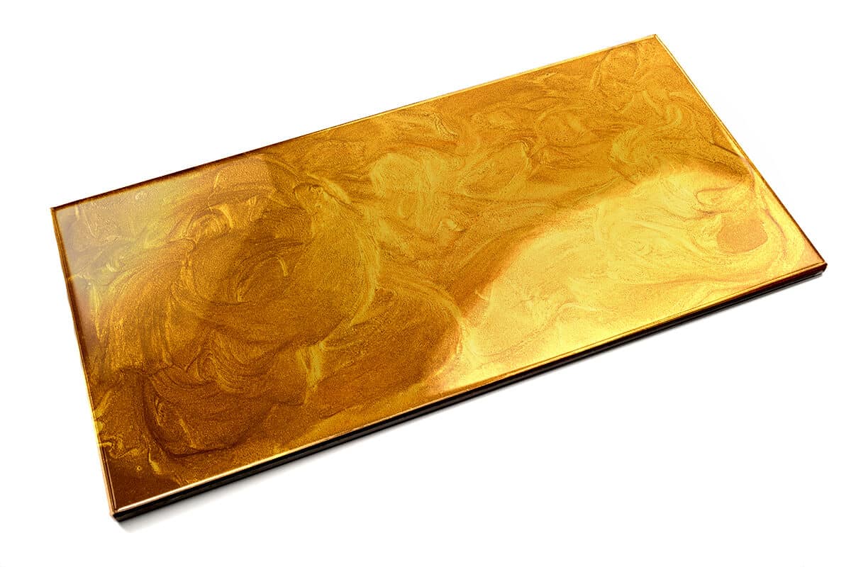 Metallic gold deals epoxy resin
