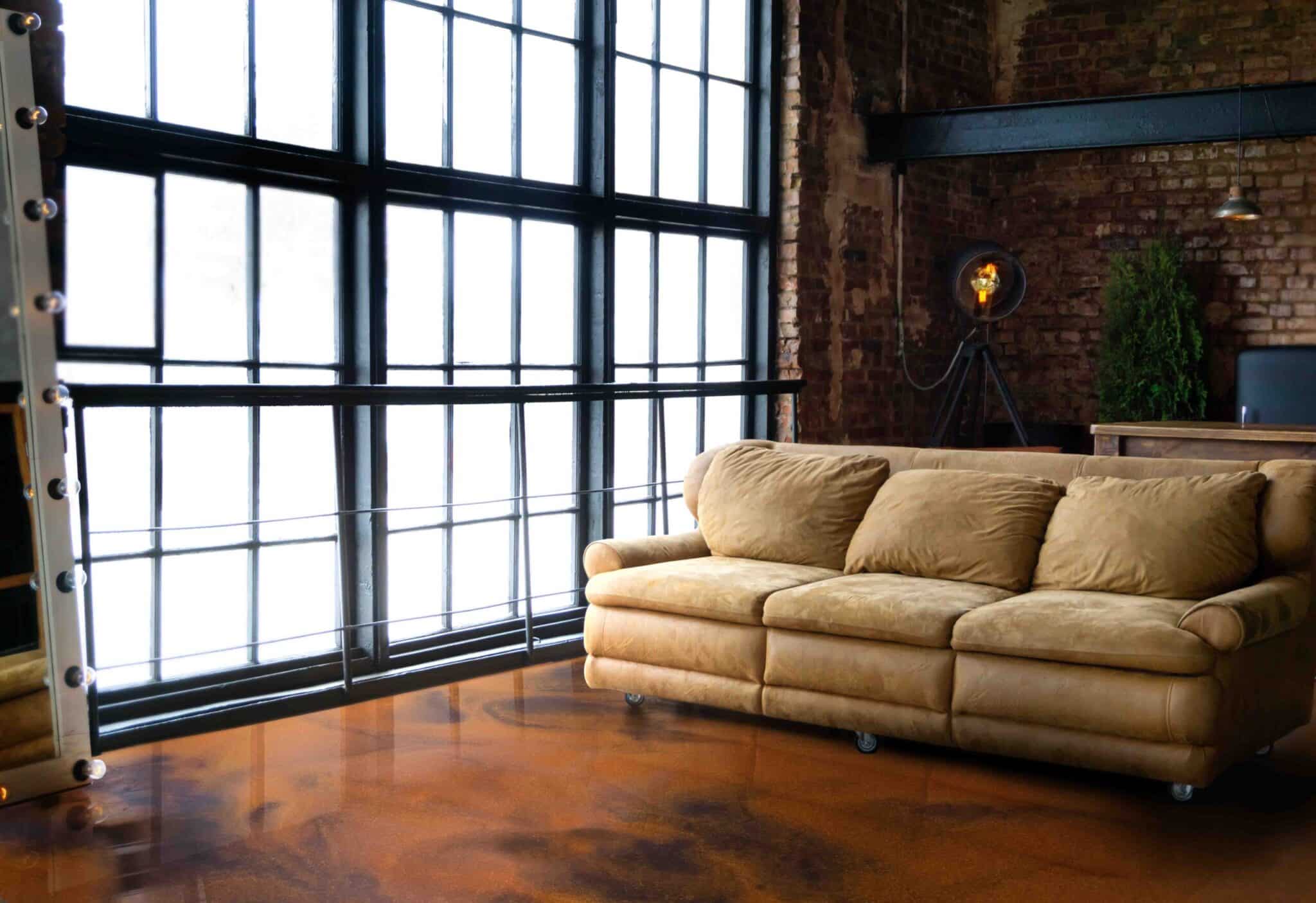 Copper epoxy floor deals