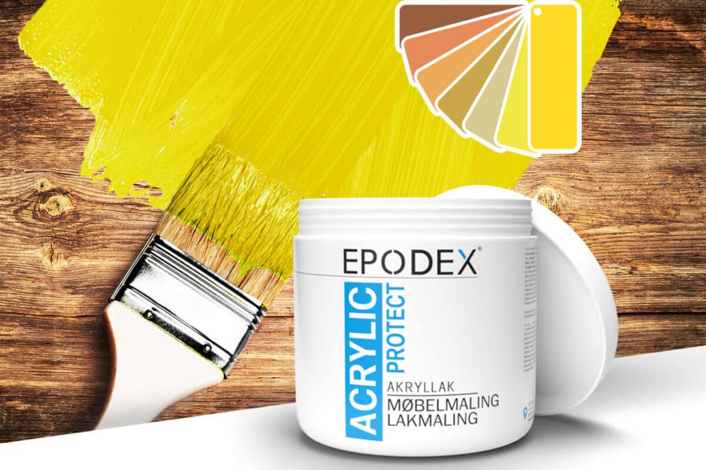 acryllack mobelfarg gelb 2