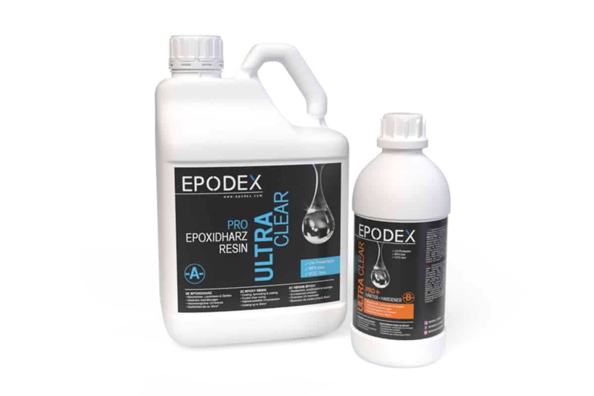 Epoxy resin vase EPODEX DIY instructions