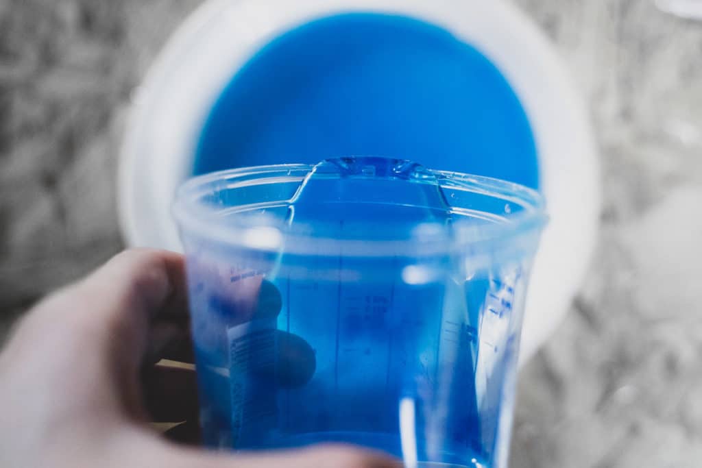 casting resin blue transparent