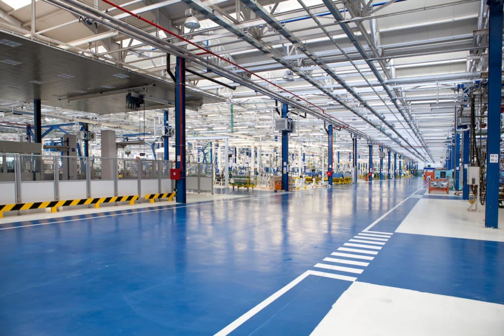 industrial building interior