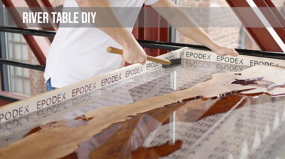 EPODEX epoxy resin | river table | DIY