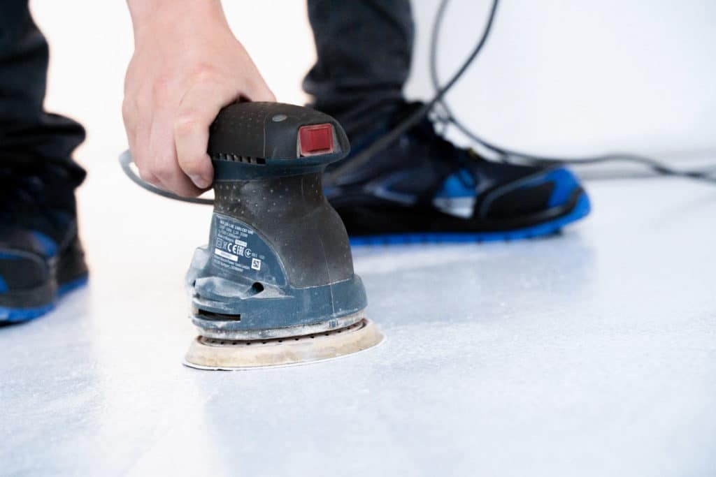 garage floor epoxy white