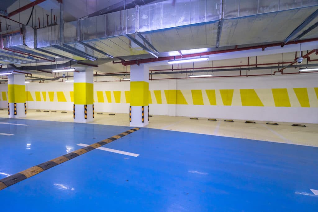 resin flooring garage paint