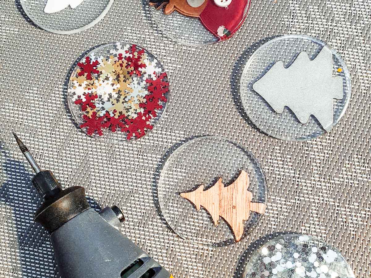 christmas decoration diy wth epoxy