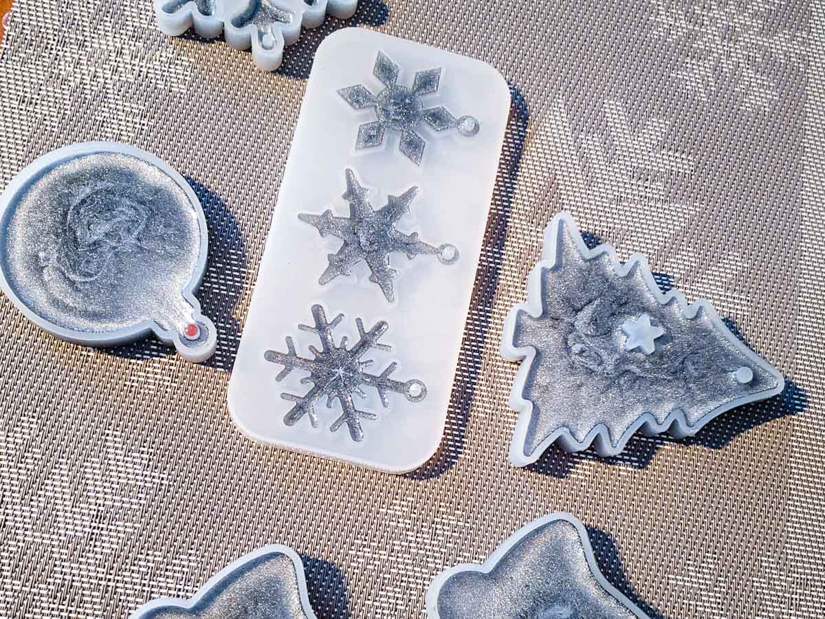 epoxy resin christmas decoration for tree