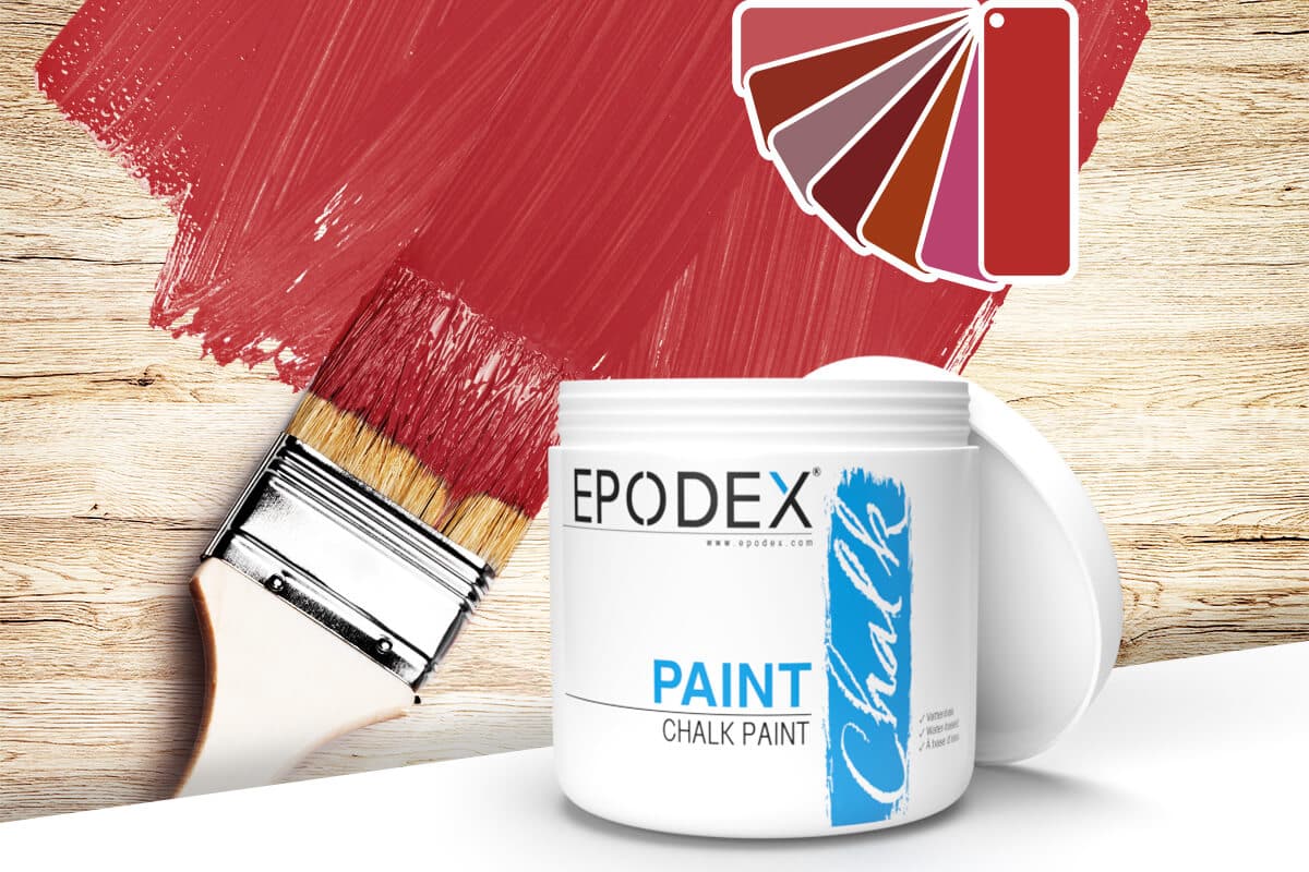 CHALK PAINT Red Colours EPODEX United Kingdom