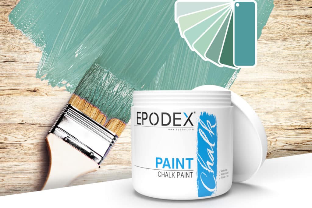 chalk paint epodex tuerkis