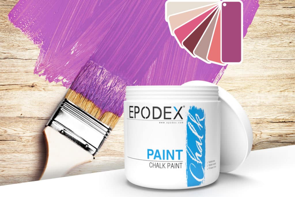 chalk paint epodex violett