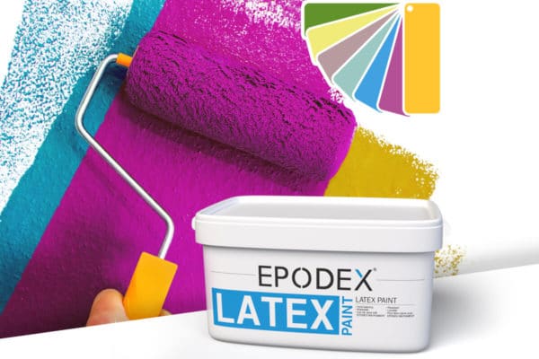 latex paint wall epodex bunt