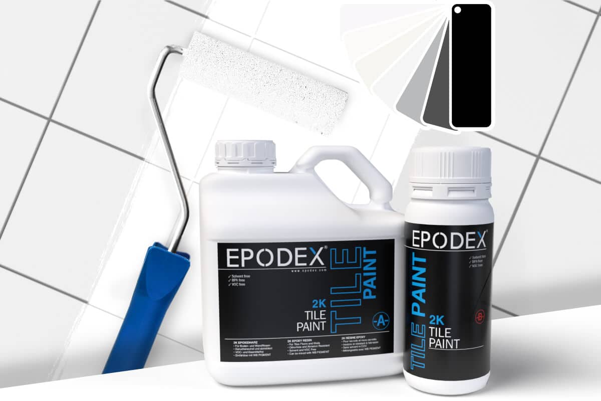 tile paint floor weiss