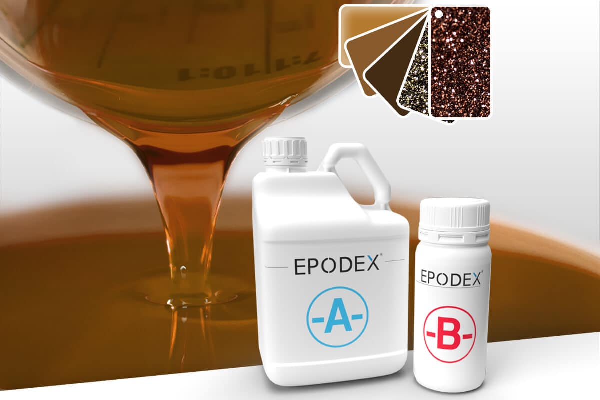 Epoxy Resin Brown Colours EPODEX United Kingdom