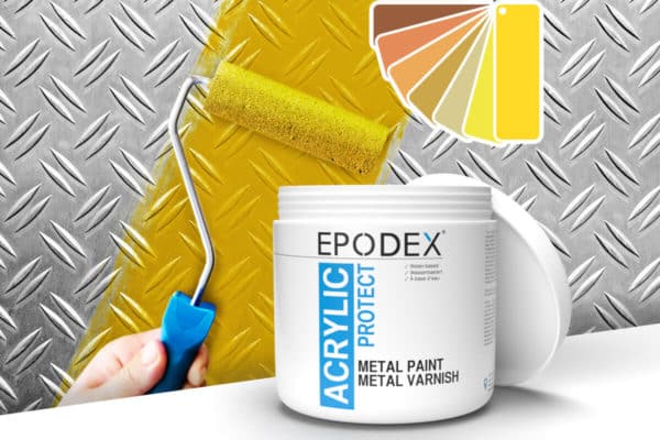acryllack metal paint gelb 2