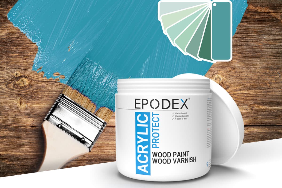 Wood Paint Wood Varnish Turquoise Colours EPODEX United Kingdom