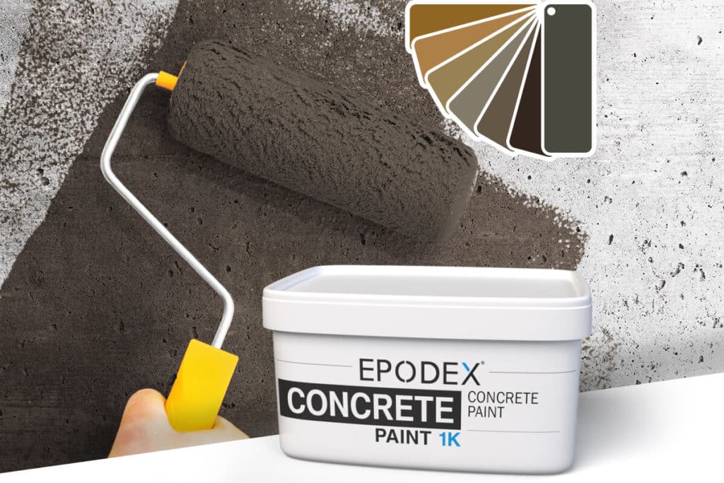 concrete paint brown