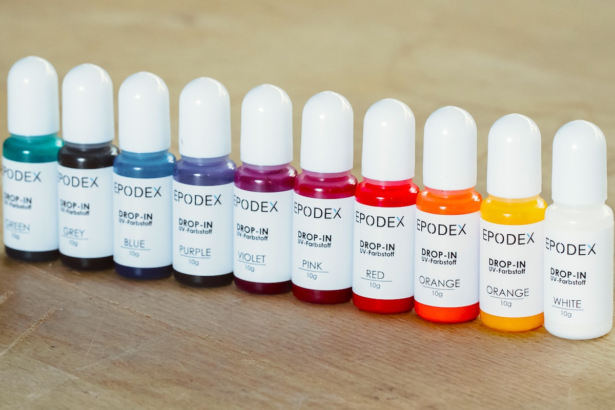 Pigment Couleurs,Liquide poue Résine époxy 6 pices - Resi Star