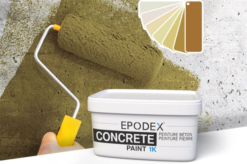 peinture beton concrete paint beige