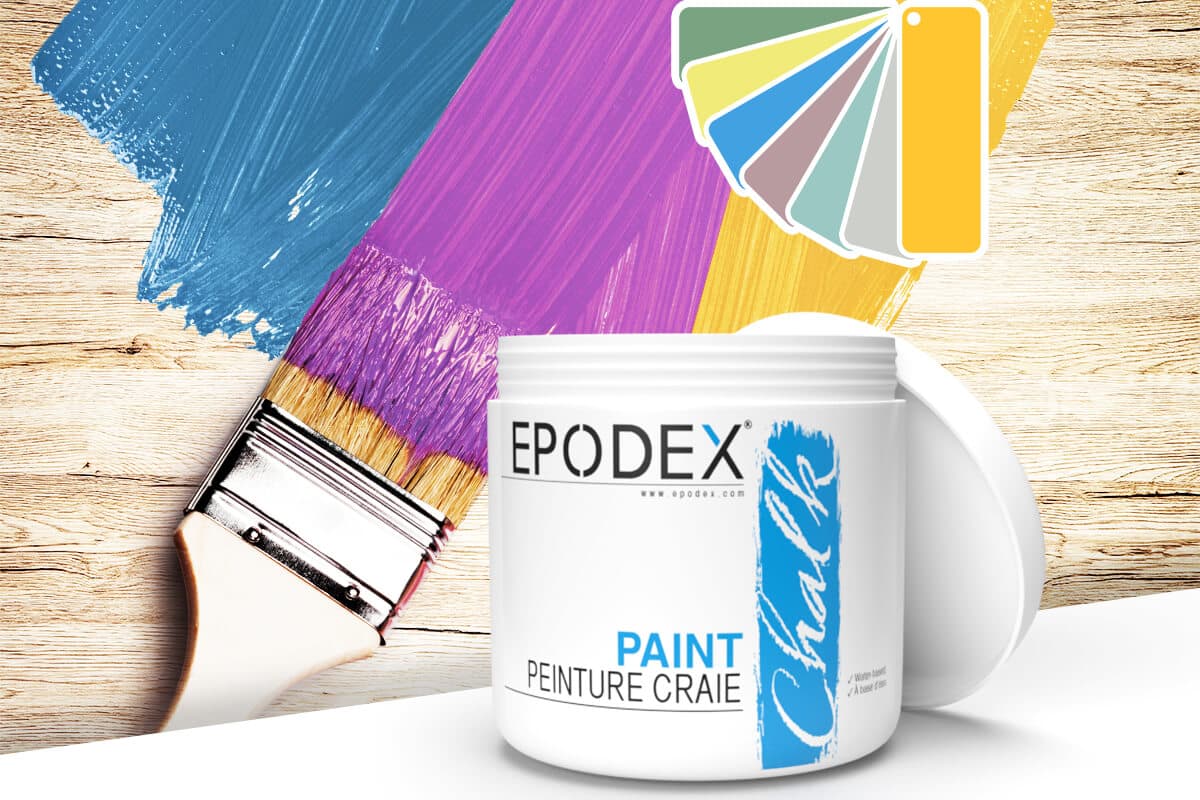 peinture craie chalk paint epodex bunt