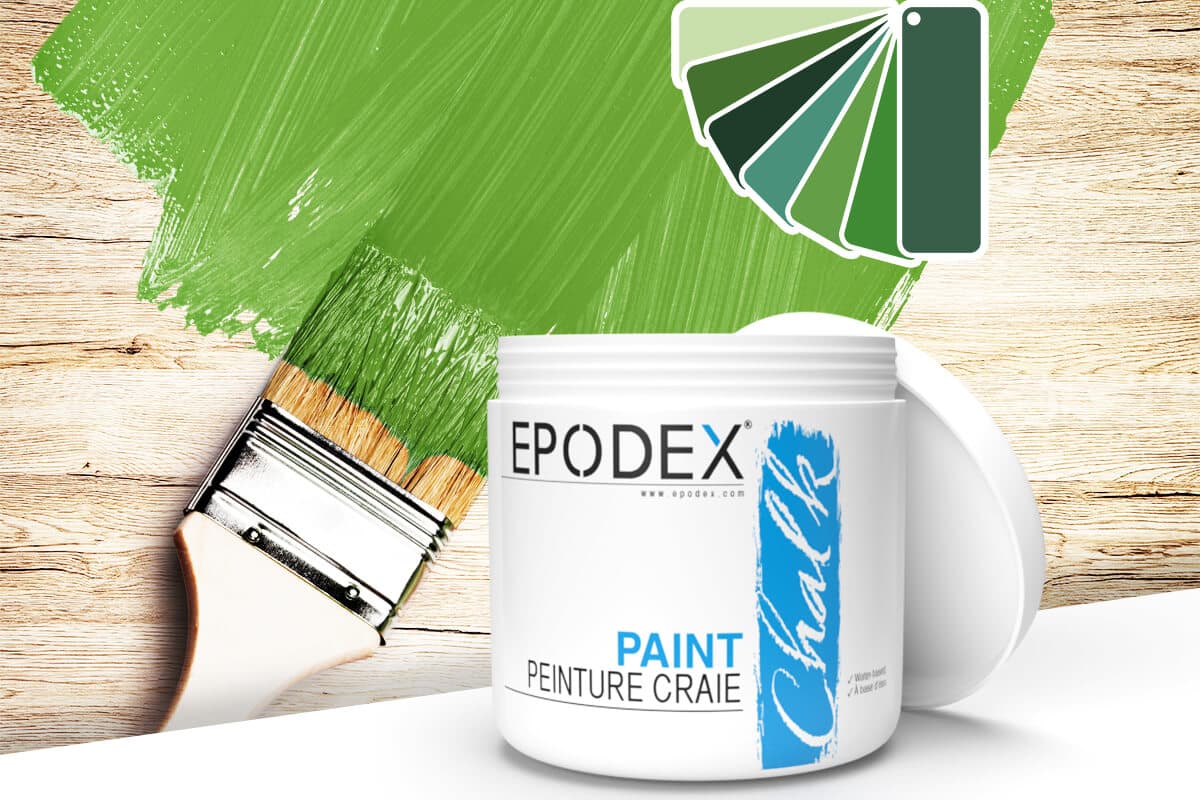 peinture craie chalk paint epodex gruen