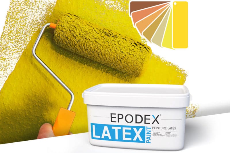 peinture latex epodex orange gelb
