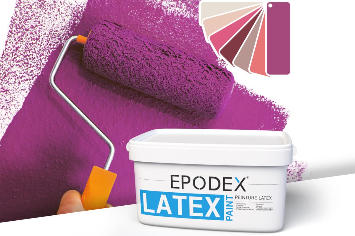 peinture latex epodex pink violett