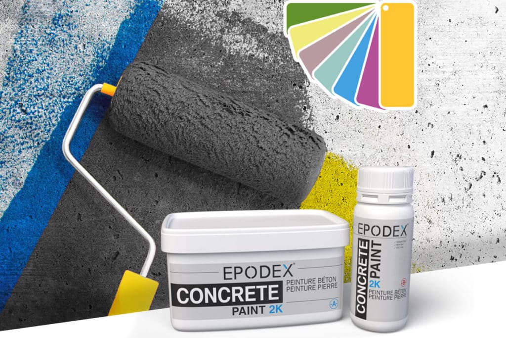 peinture pierre concrete bunt