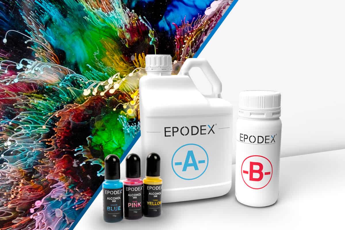 Résine époxy de alcohol inks Epodex France