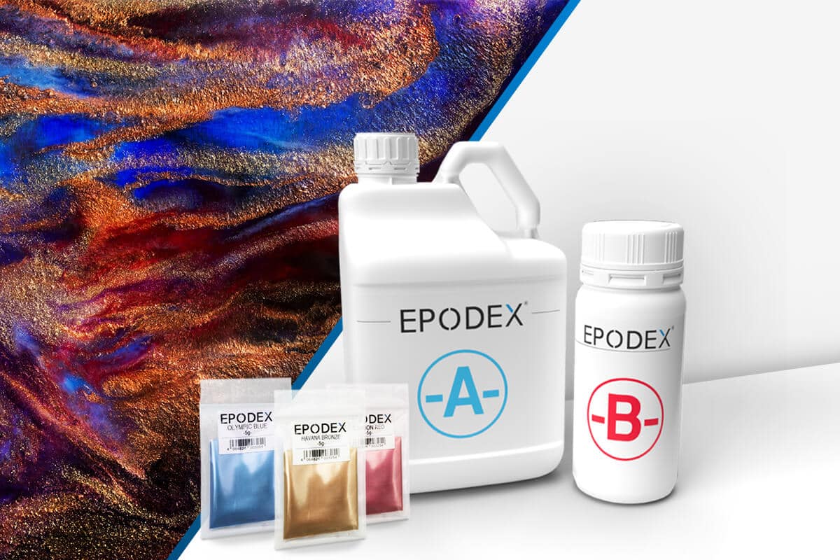 Résine époxy & pigments métallisés - Epodex - France