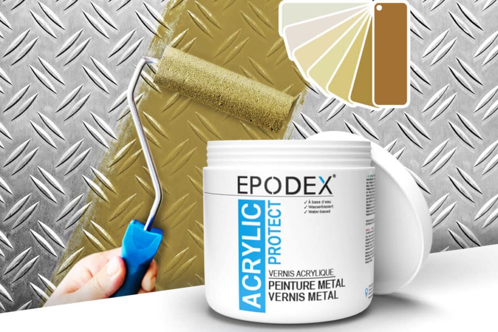 acryllack peinture metal beige 2