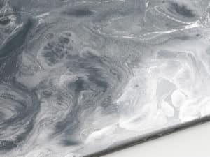 Metallic PLATINUM SILVER & GRIS FER – Résine époxy de revêtement
